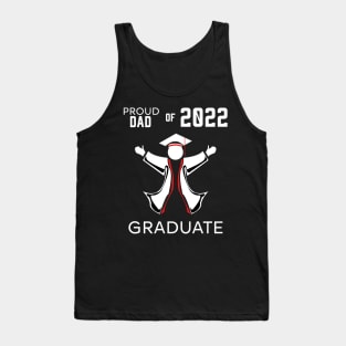 Proud dad of 2022 graduate red Tank Top